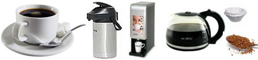 Filter coffee machines from Burco and Bravilor.